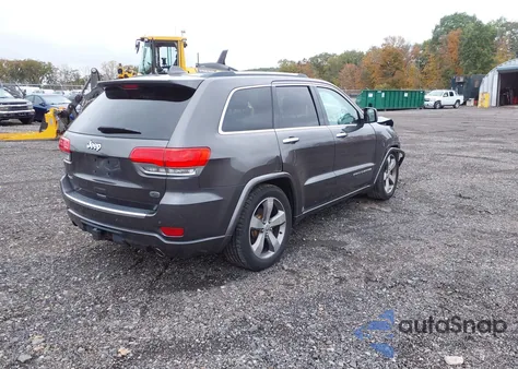 2015 Jeep Grand Cherokee Overland z USA, uszkodzony, nr VIN 1C4RJFCG0FC806900